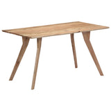 Dining Table 140x80x76 cm Solid Acacia Wood - Extra Image