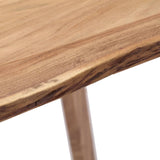 Dining Table 140x80x76 cm Solid Acacia Wood - 45-Degree Angle