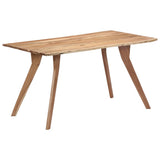 Dining Table 140x80x76 cm Solid Acacia Wood - Extra Image