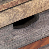 Coffee Table Grey 100x50x30 cm Solid Acacia Wood
