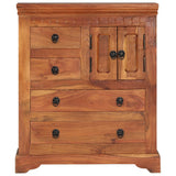 Sideboard 62x30x75 cm Solid Acacia Wood - Side View