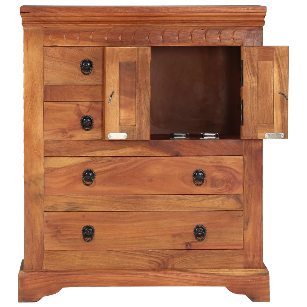 Sideboard 62x30x75 cm Solid Acacia Wood
