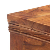 Sideboard 62x30x75 cm Solid Acacia Wood - Close-Up Angle