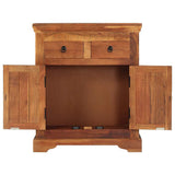 Sideboard 63x30x75 cm Solid Acacia Wood - 45-Degree Angle
