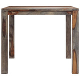 Dining Table Grey 180x90x76 cm Solid Acacia Wood - Side View