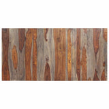 Dining Table Grey 180x90x76 cm Solid Acacia Wood