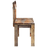 Bench 160 cm Grey Solid Acacia Wood