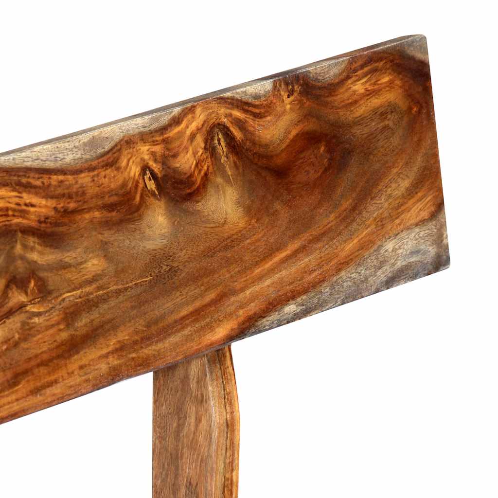 Bench 160 cm Grey Solid Acacia Wood