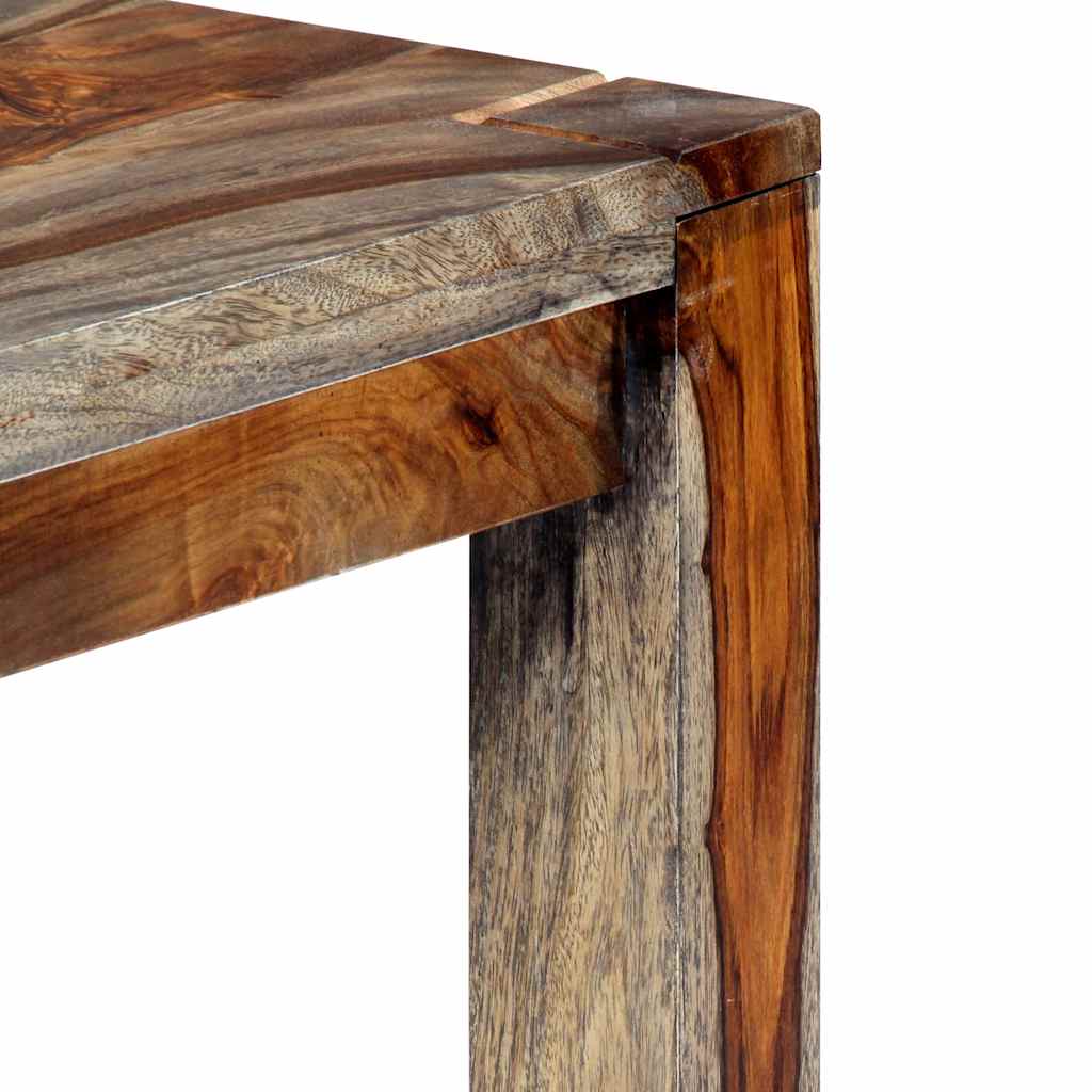 Bench 160 cm Grey Solid Acacia Wood