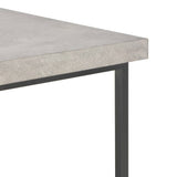 Coffee Table 55x55x53 cm Concrete Look - Top-Down View