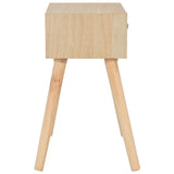 Bedside Cabinet with Drawer 44x30x58 cm Solid Wood