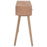 Console Table with 3 Drawers 100x30x73 cm Solid Pinewood