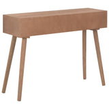 Console Table with 3 Drawers 100x30x73 cm Solid Pinewood