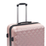 Hardcase Trolley Set 3 pcs Rose Gold ABS - Close-Up Angle