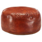 Pouffe Tan 60x30 cm Genuine Goat Leather