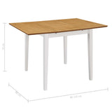 Extendable Dining Table White