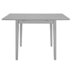 Extendable Dining Table Grey (80-120)x80x74 cm MDF
