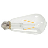 Spot Lights 2 pcs with Filament Bulbs 2 W Black E27 - Extra Image