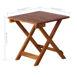 3 Piece Outdoor Lounge Set Solid Acacia Wood Brown - Close-Up Angle
