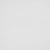 3 Piece Bistro Set Plastic White Rattan Look - Extra Image