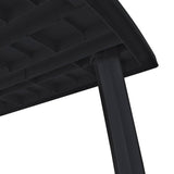 11 Piece Outdoor Dining Set Plastic Anthracite