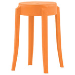 Stackable Stools 4 pcs Multicolour Plastic