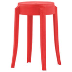 Stackable Stools 4 pcs Multicolour Plastic