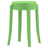 Stackable Stools 4 pcs Multicolour Plastic - 45-Degree Angle