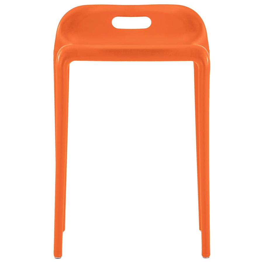 Stackable Stools 4 pcs Multicolour Plastic