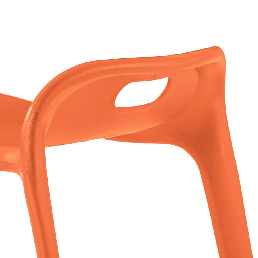 Stackable Stools 4 pcs Multicolour Plastic