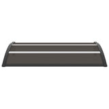 Door Canopy Black 150x75 cm PC - Top-Down View