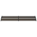 Door Canopy Black 240x75 cm PC
