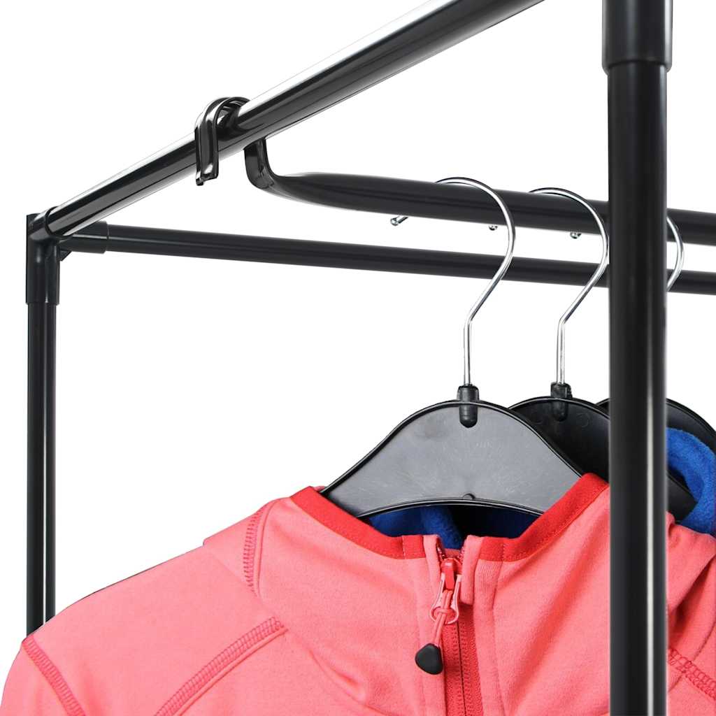 Wardrobe Black 75x50x160 cm