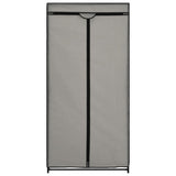 Wardrobe Grey 75x50x160 cm - Top-Down View