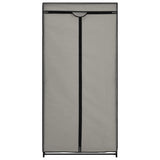Wardrobes 2 pcs Grey 75x50x160 cm - 45-Degree Angle