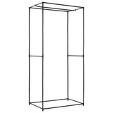 Wardrobes 2 pcs Grey 75x50x160 cm - Rear View