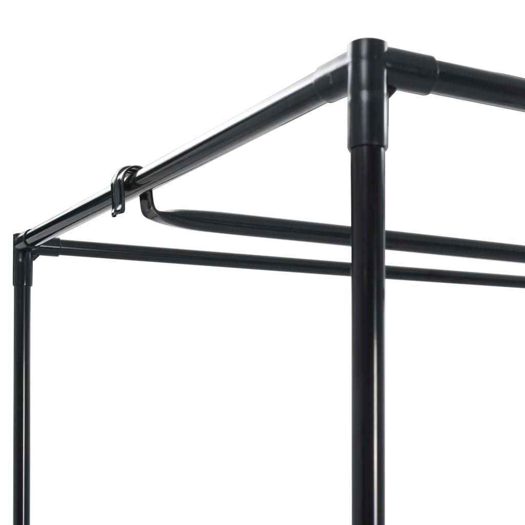 Wardrobes 2 pcs Grey 75x50x160 cm