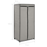 Wardrobes 2 pcs Grey 75x50x160 cm