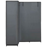 Corner Wardrobe Grey 130x87x169 cm