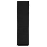 Wardrobe with Compartments and Rods Black 150x45x175 cm Fabric - Extra Image