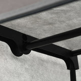 Wardrobe New York 75x45x160 cm Fabric - Rear View