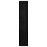 Shoe Cabinet Black 60x30x166 cm Fabric - Rear View