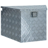 Aluminium Box 737/381x410x460 mm Silver - Front View