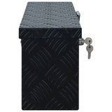 Aluminium Box 485x140x200 mm Black - Side View
