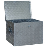 Aluminium Box 610x430x455 mm Silver - 45-Degree Angle