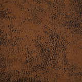 Bench 139.5 cm Brown Faux Suede Leather - Close-Up Angle