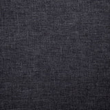 Bench 139.5 cm Dark Grey Polyester - Close-Up Angle