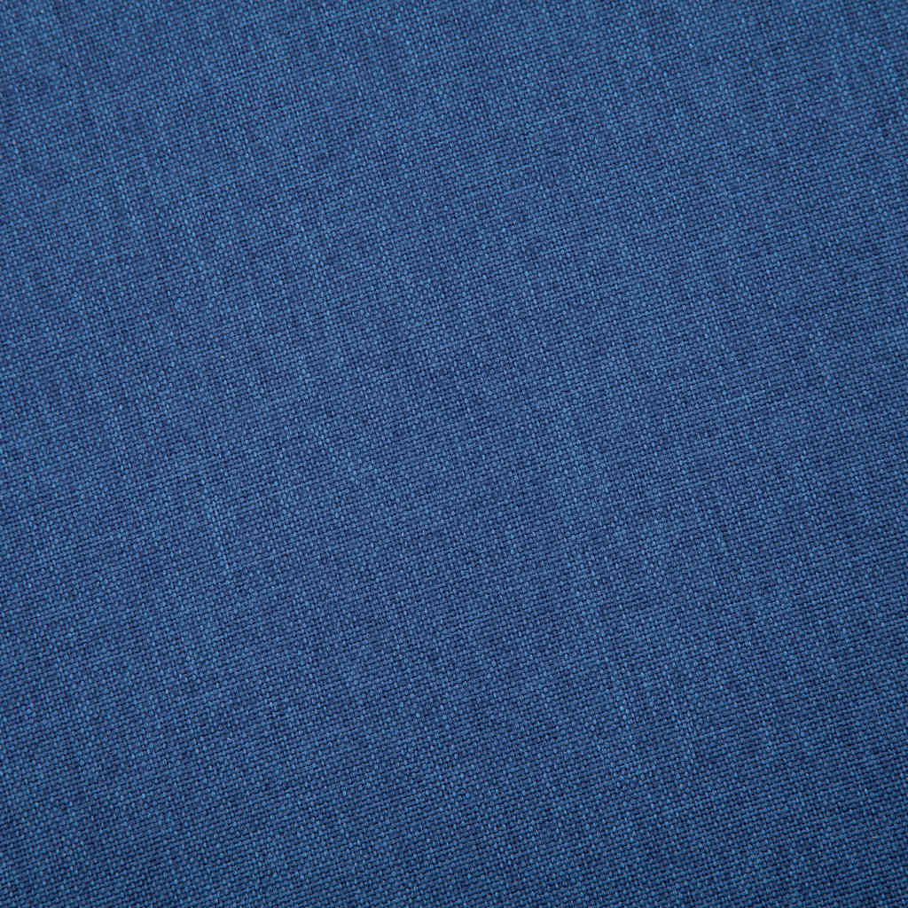 3-Seater Sofa Fabric Blue