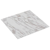 Flooring Planks 5.11 m² 55 pcs PVC White Marble