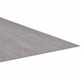 Flooring Planks 5.11 m² 55 pcs PVC Dark Grey Melange - Top-Down View